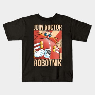 Join Dr Robotnik Kids T-Shirt